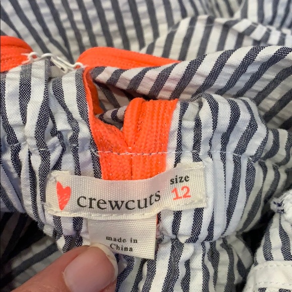 J. Crew Crewcuts Girls Dress Size 12 Striped - Picture 4 of 4